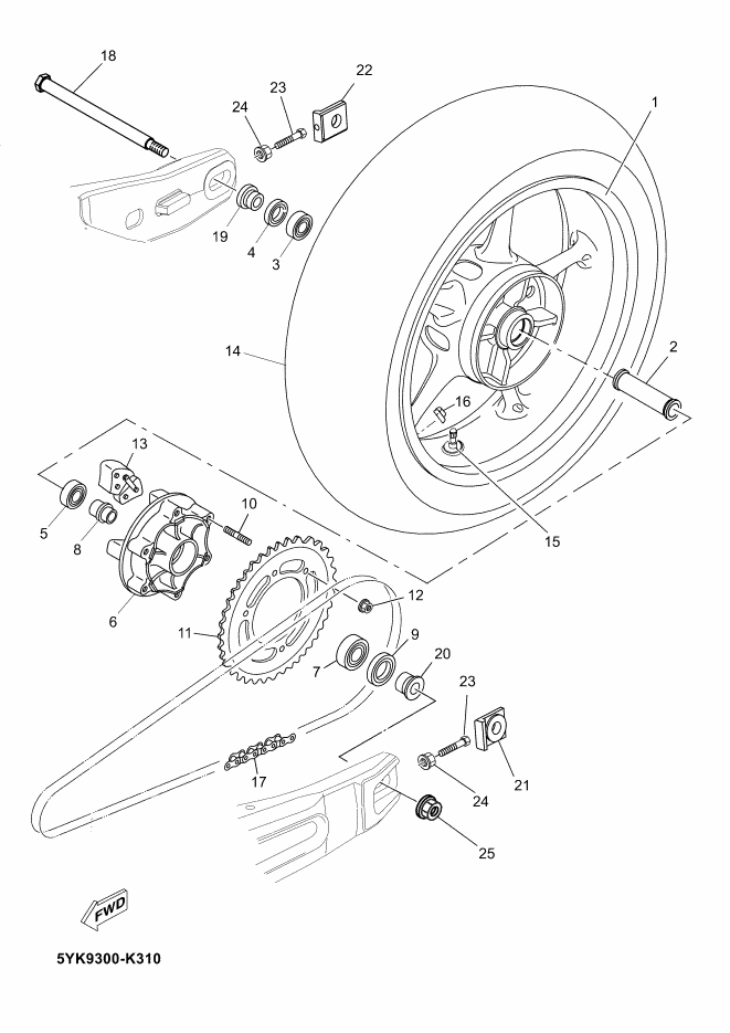 31 - ROUE ARRIERE