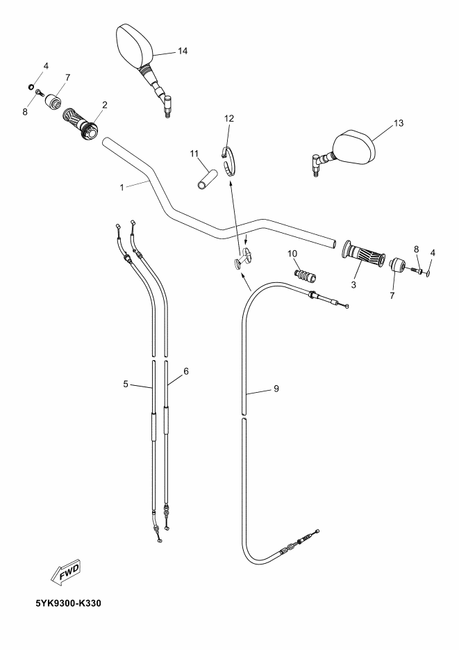 33 - GUIDON & CABLE