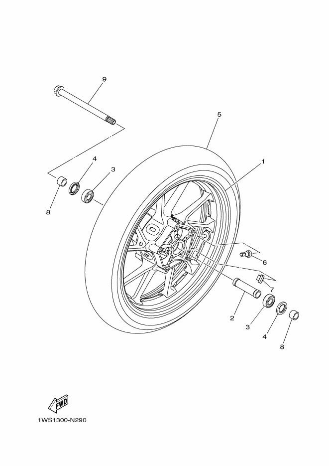 29 - ROUE AVANT