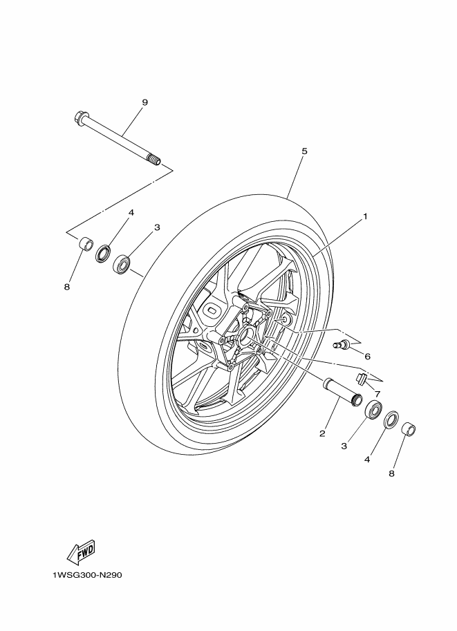 29 - ROUE AVANT