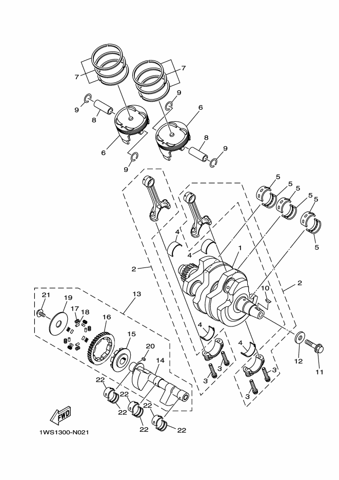 02 - VILEBREQUIN & PISTON