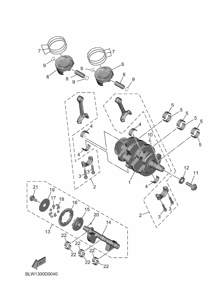 02 - VILEBREQUIN & PISTON