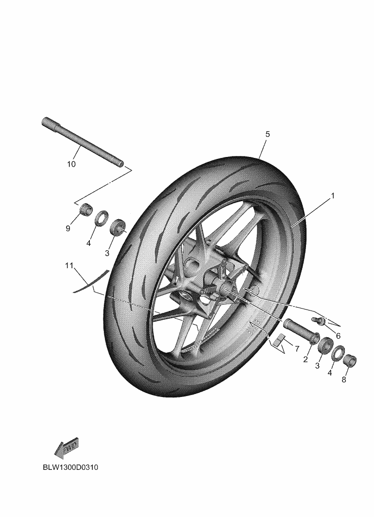 29 - ROUE AVANT