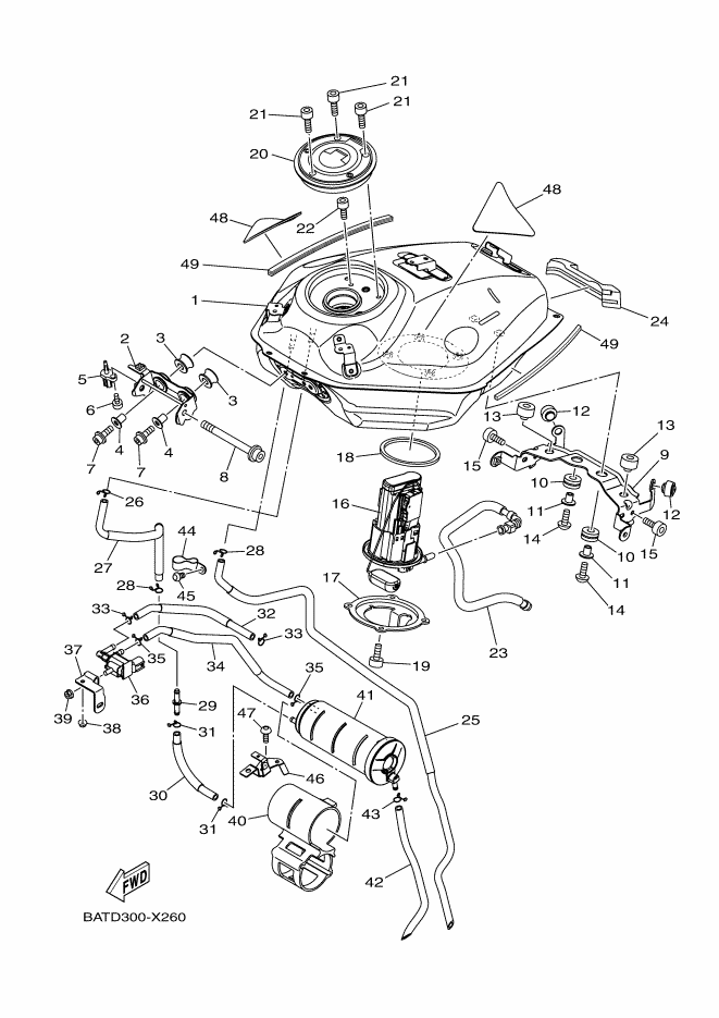 27 - RESERVOIR A CARBURANT