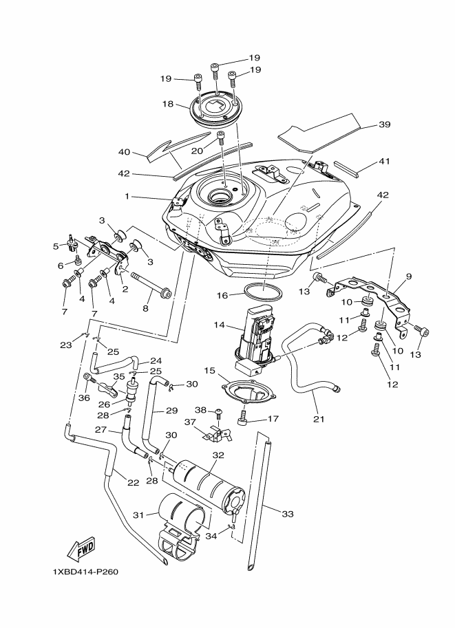 26 - RESERVOIR A CARBURANT