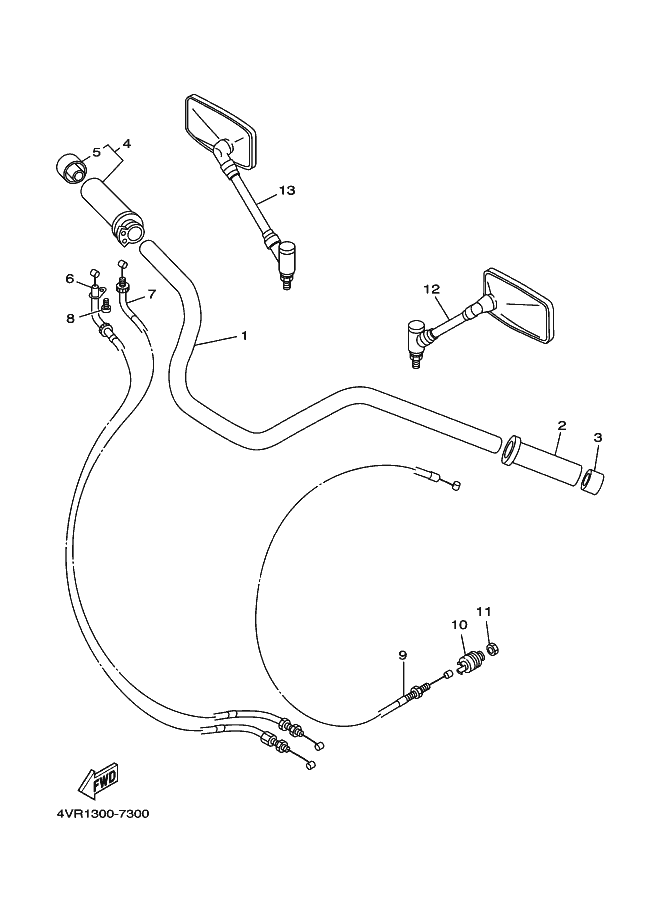 30 - GUIDON & CABLE