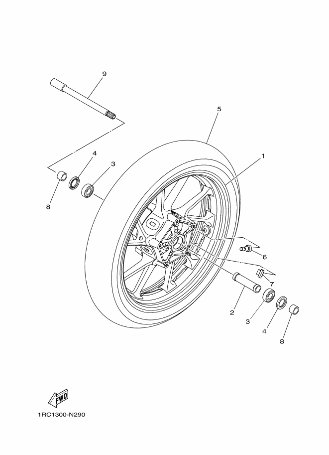 29 - ROUE AVANT
