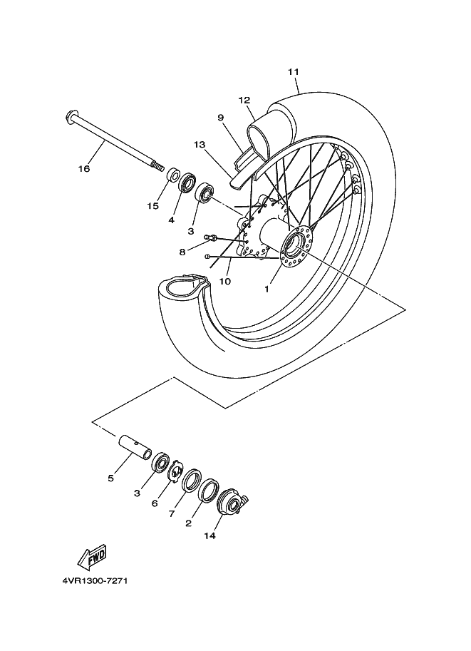 27 - ROUE AVANT