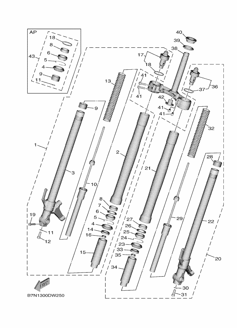 25 - FOURCHE AVANT