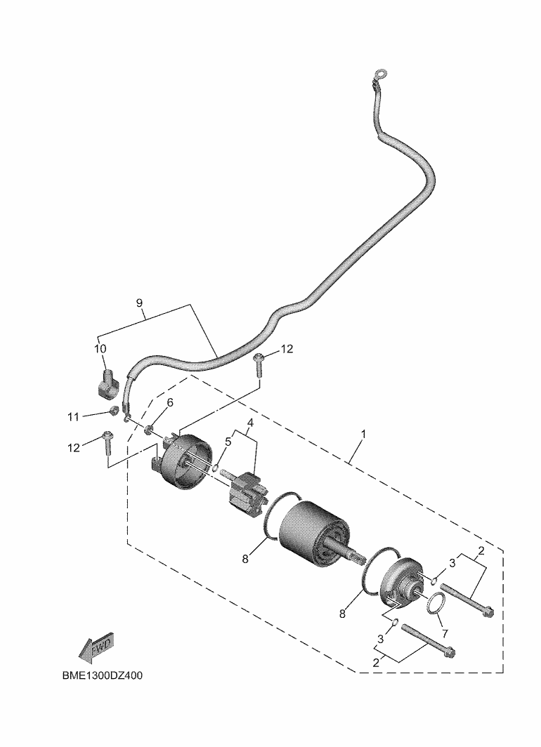 40 - DEMARREUR ELECTRIQUE