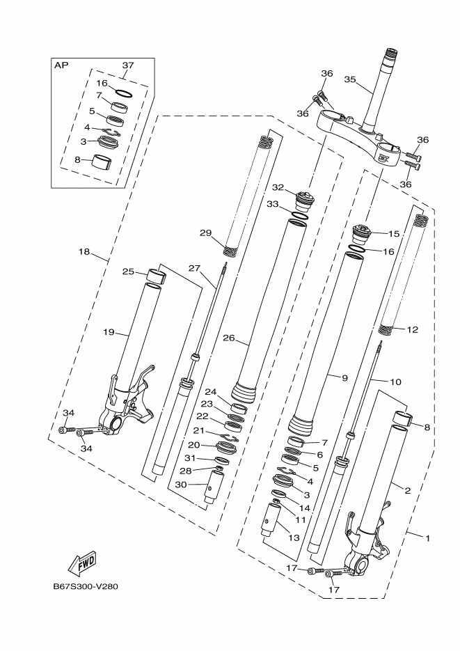 28 - FOURCHE AVANT