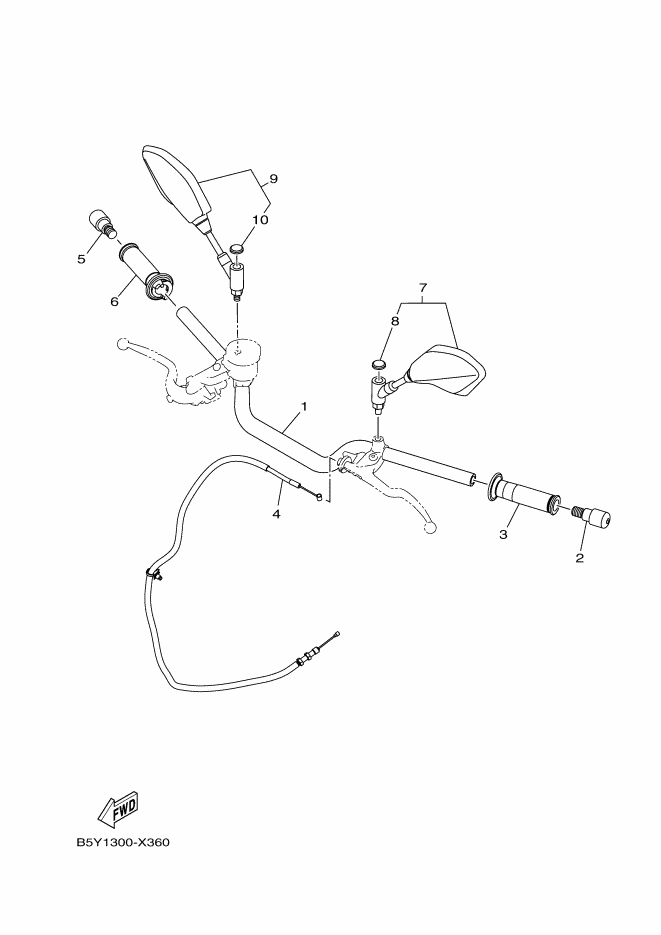 37 - GUIDON & CABLE