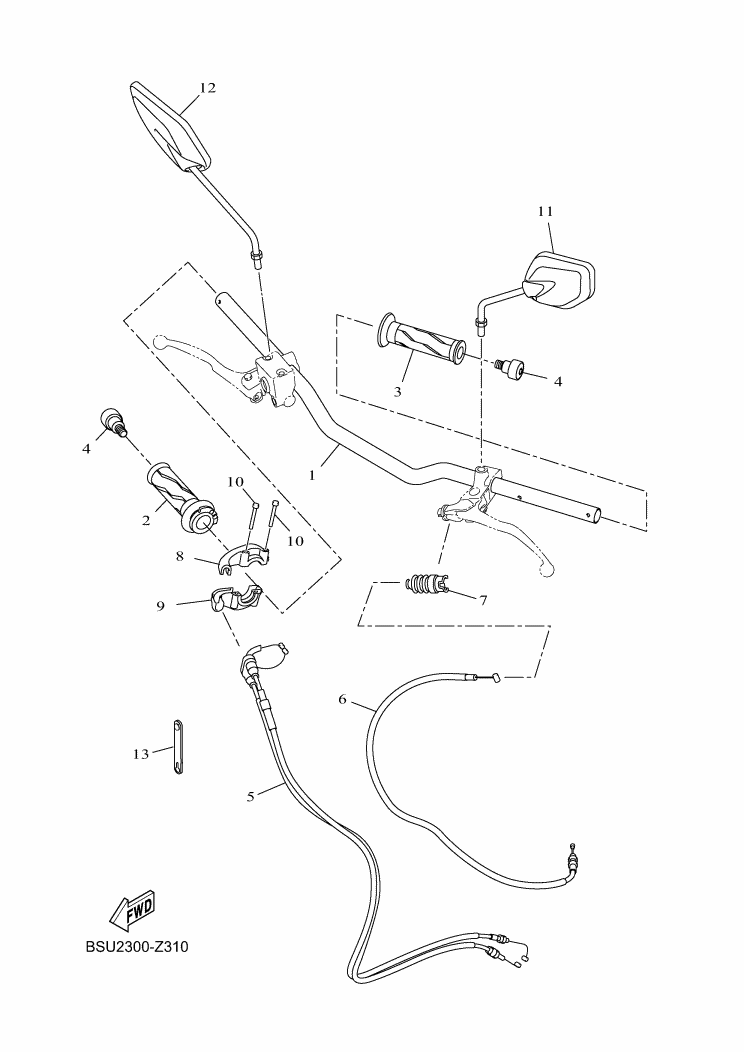 31 - GUIDON & CABLE