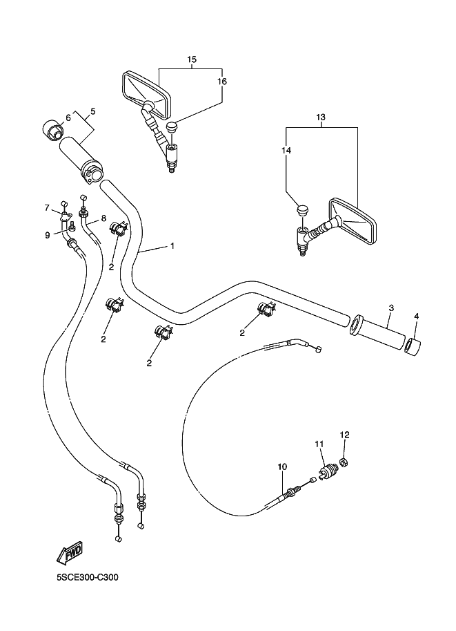 30 - GUIDON & CABLE