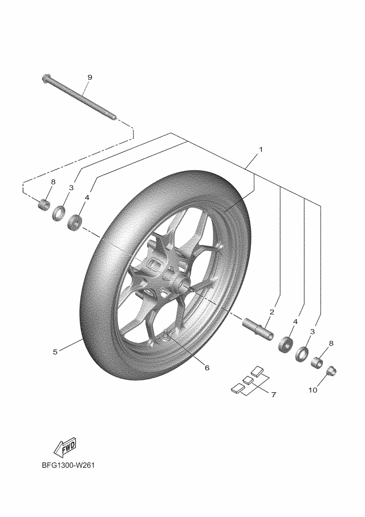 27 - ROUE AVANT