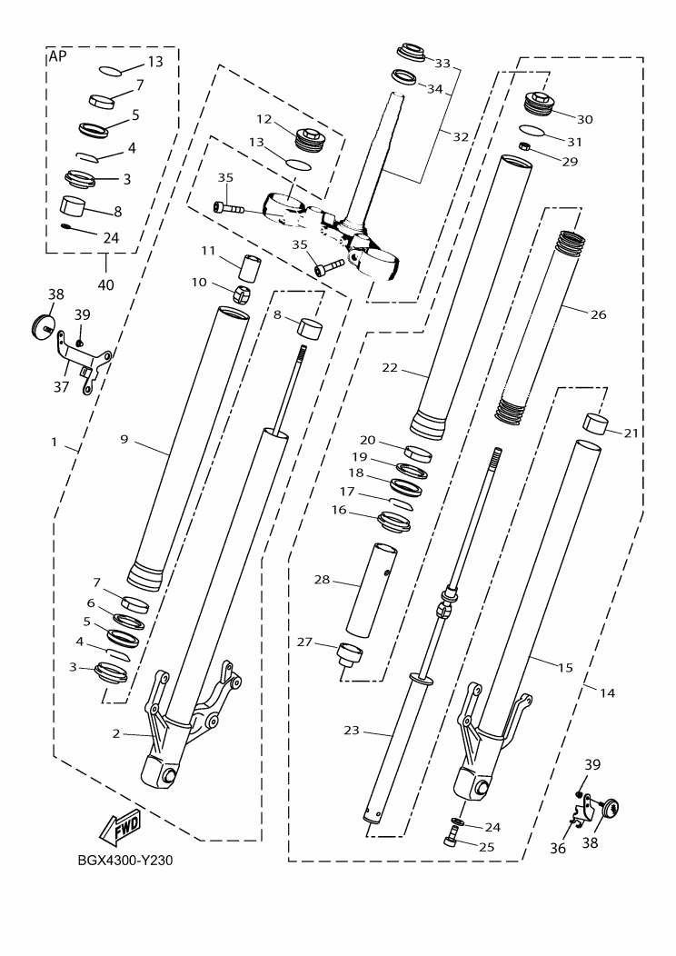23 - FOURCHE AVANT
