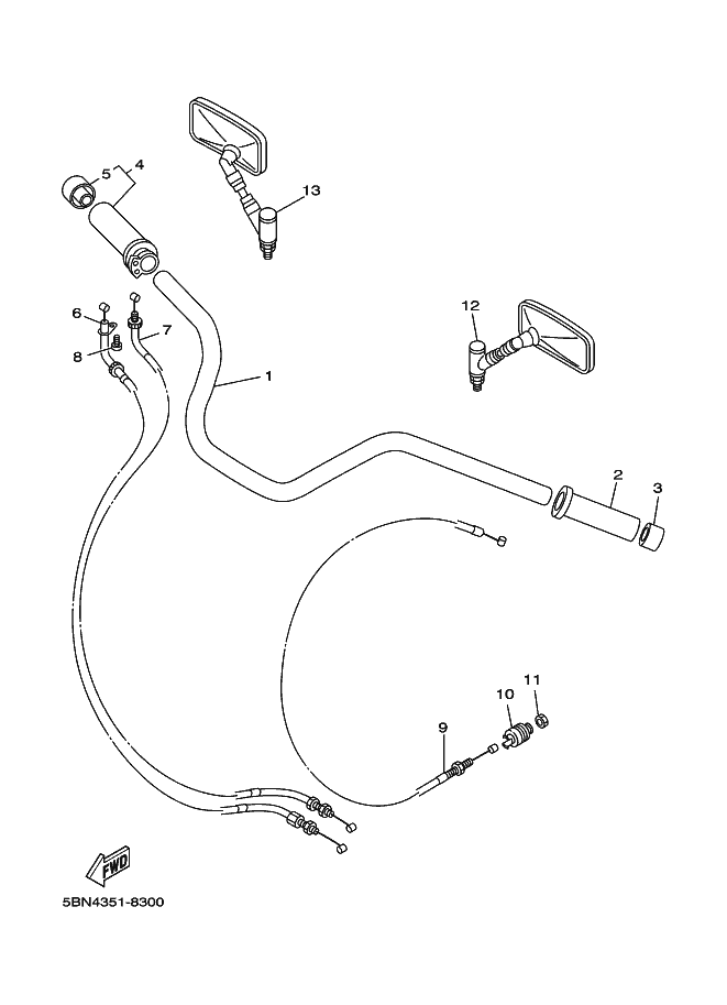 30 - GUIDON & CABLE