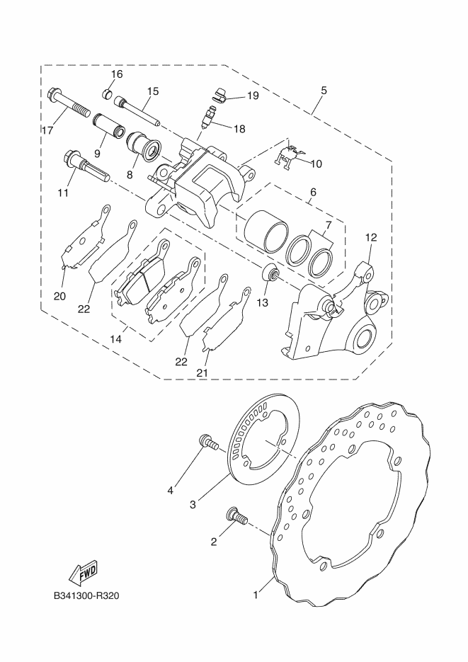 32 - ETRIER DE FREIN AR