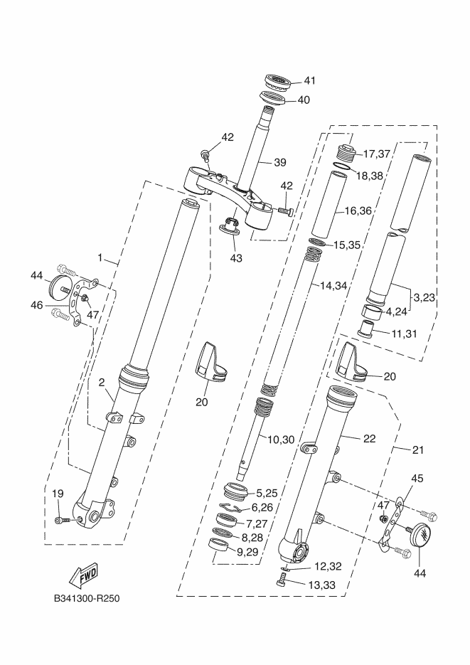25 - FOURCHE AVANT