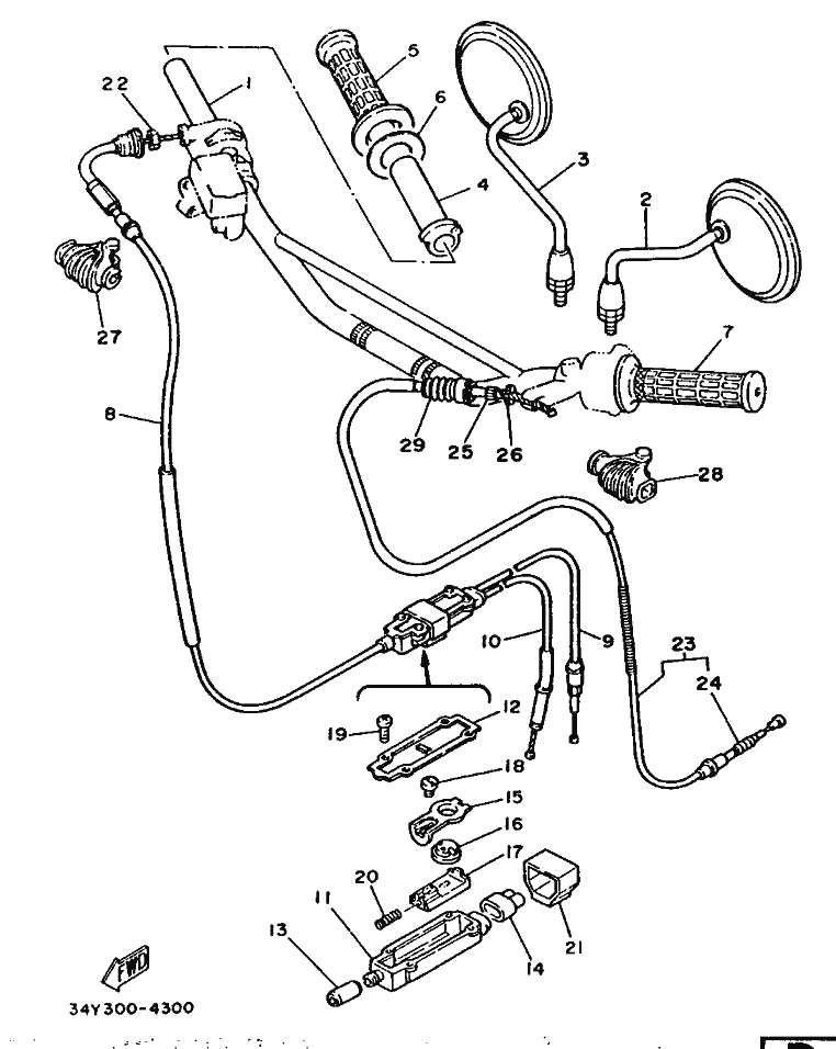 30 - GUIDON & CABLE