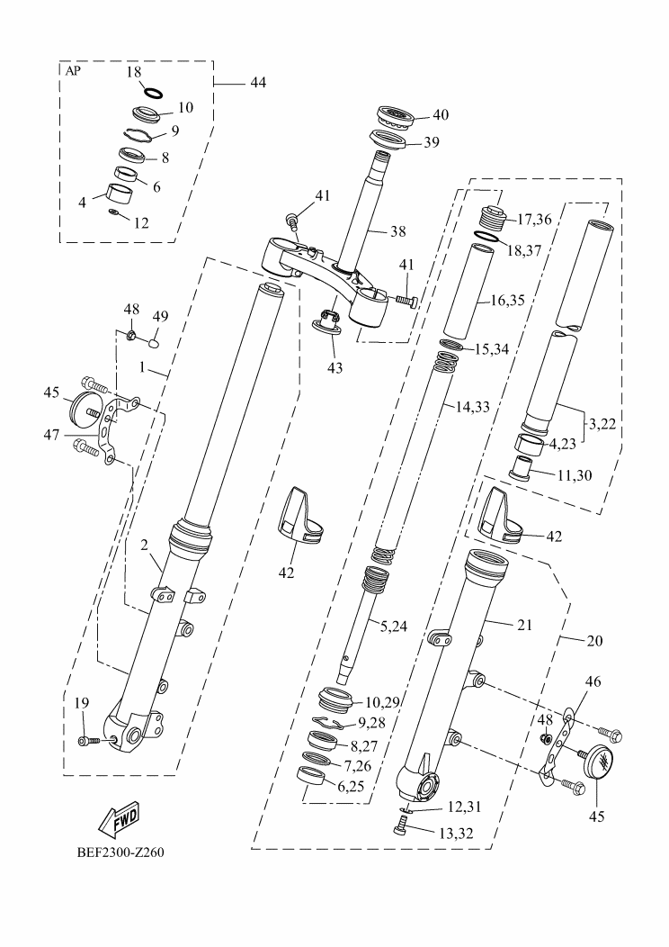 26 - FOURCHE AVANT