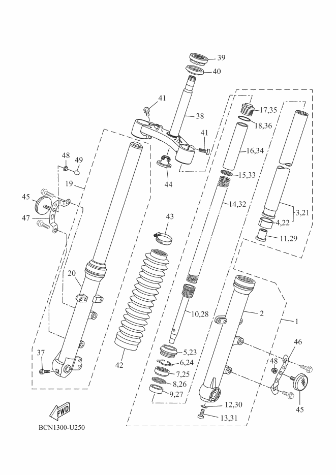 25 - FOURCHE AVANT