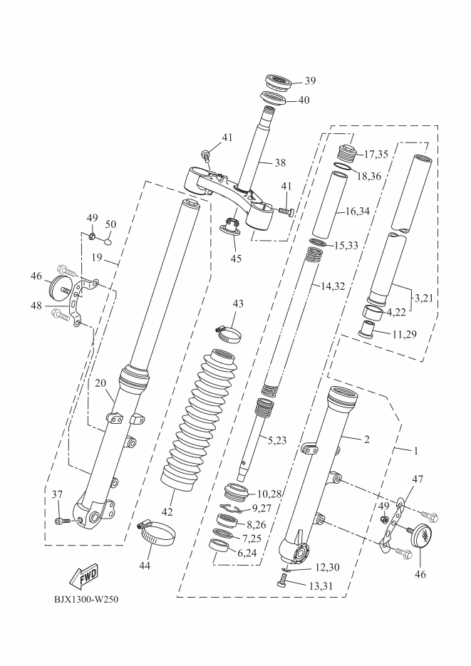 25 - FOURCHE AVANT