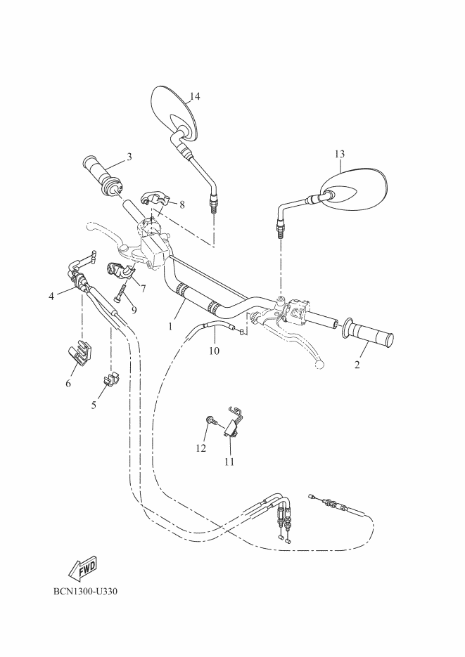 33 - GUIDON & CABLE