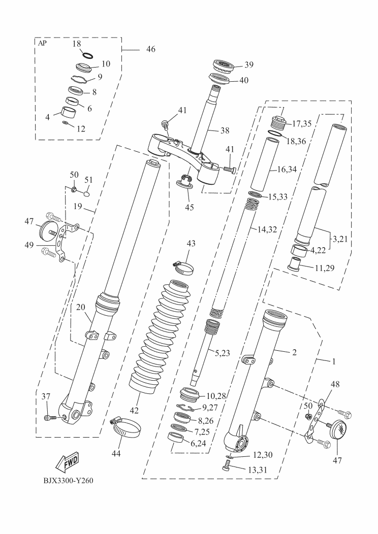 26 - FOURCHE AVANT