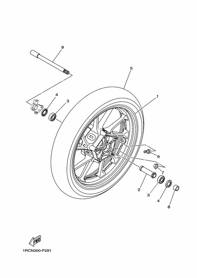29 - ROUE AVANT