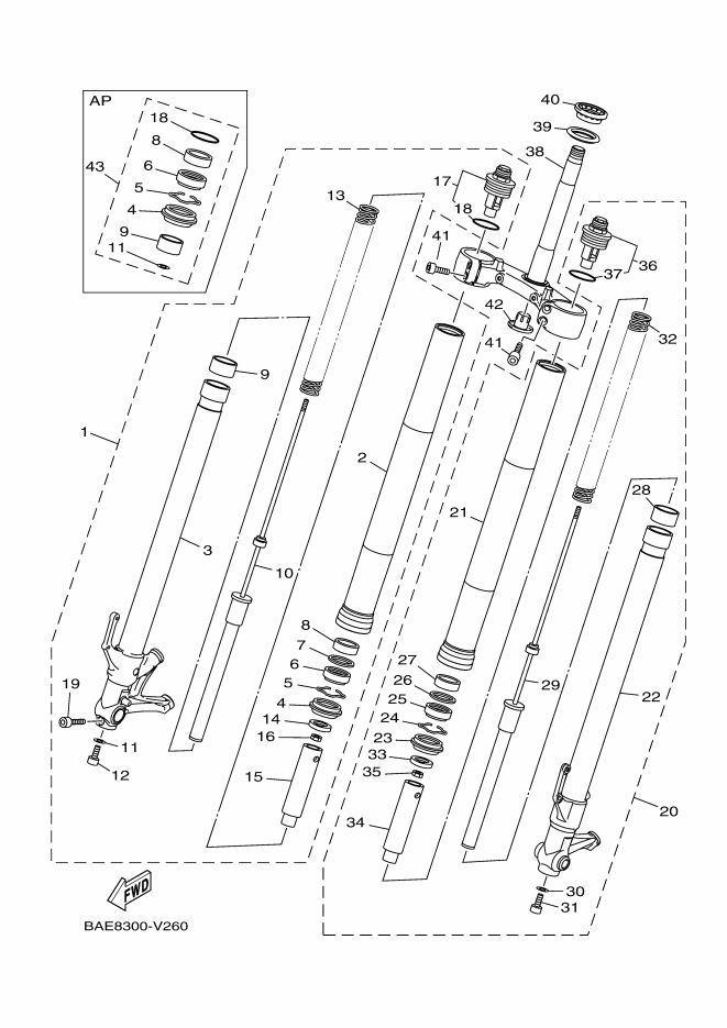 26 - FOURCHE AVANT