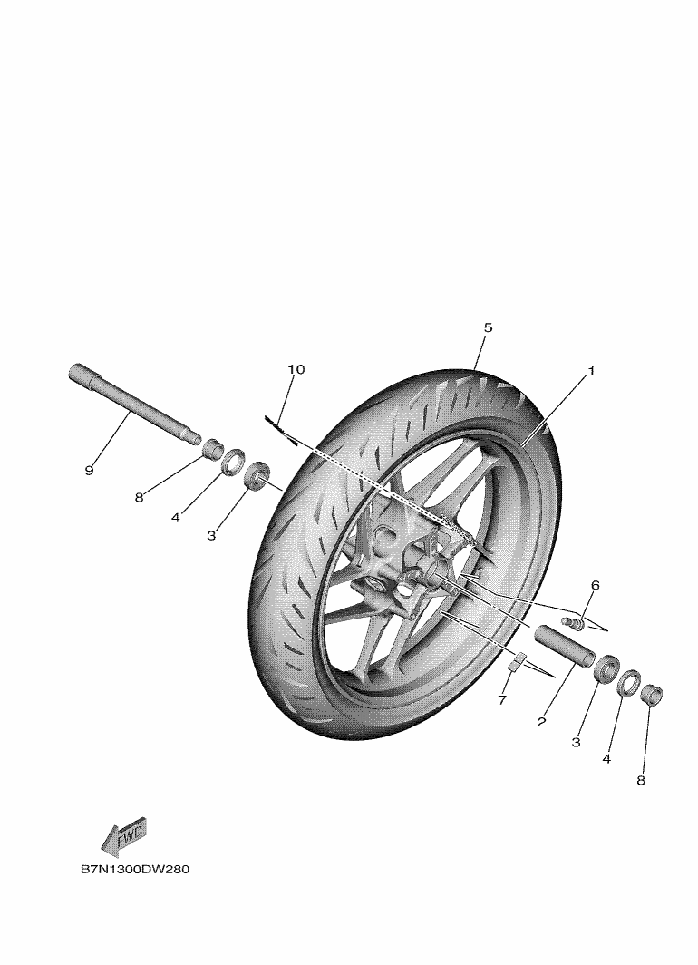 30 - ROUE AVANT