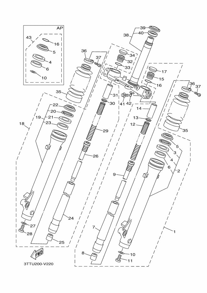 22 - FOURCHE AVANT