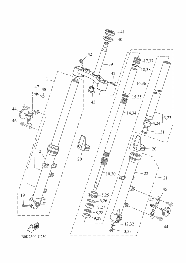 25 - FOURCHE AVANT