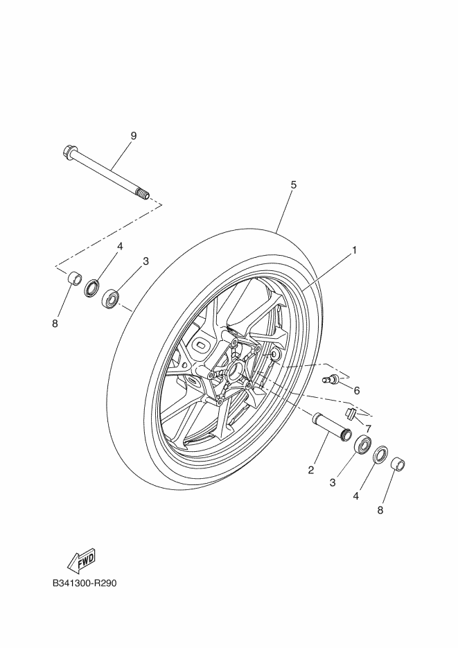 29 - ROUE AVANT