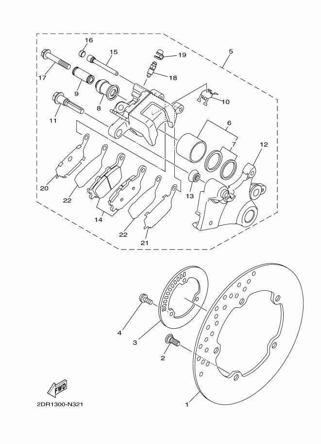 32 - ETRIER DE FREIN AR