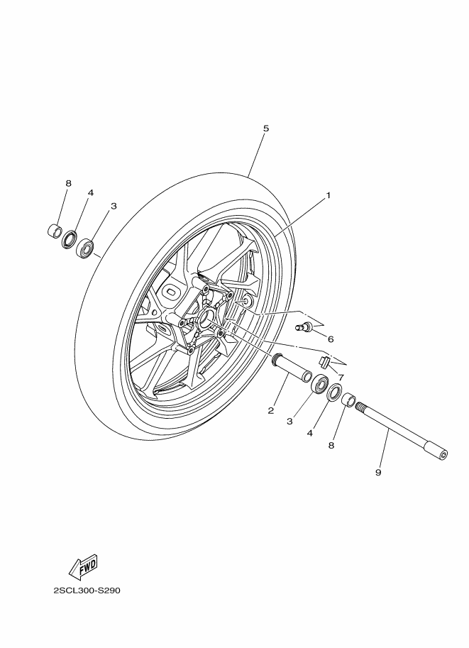 29 - ROUE AVANT