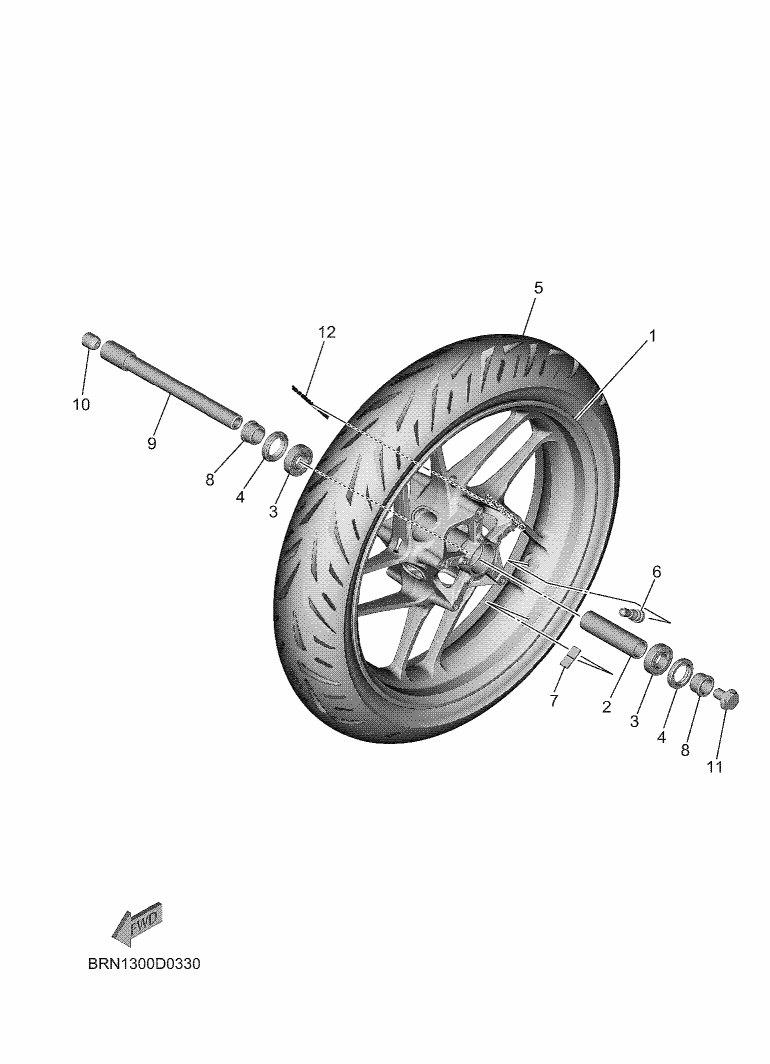 33 - ROUE AVANT