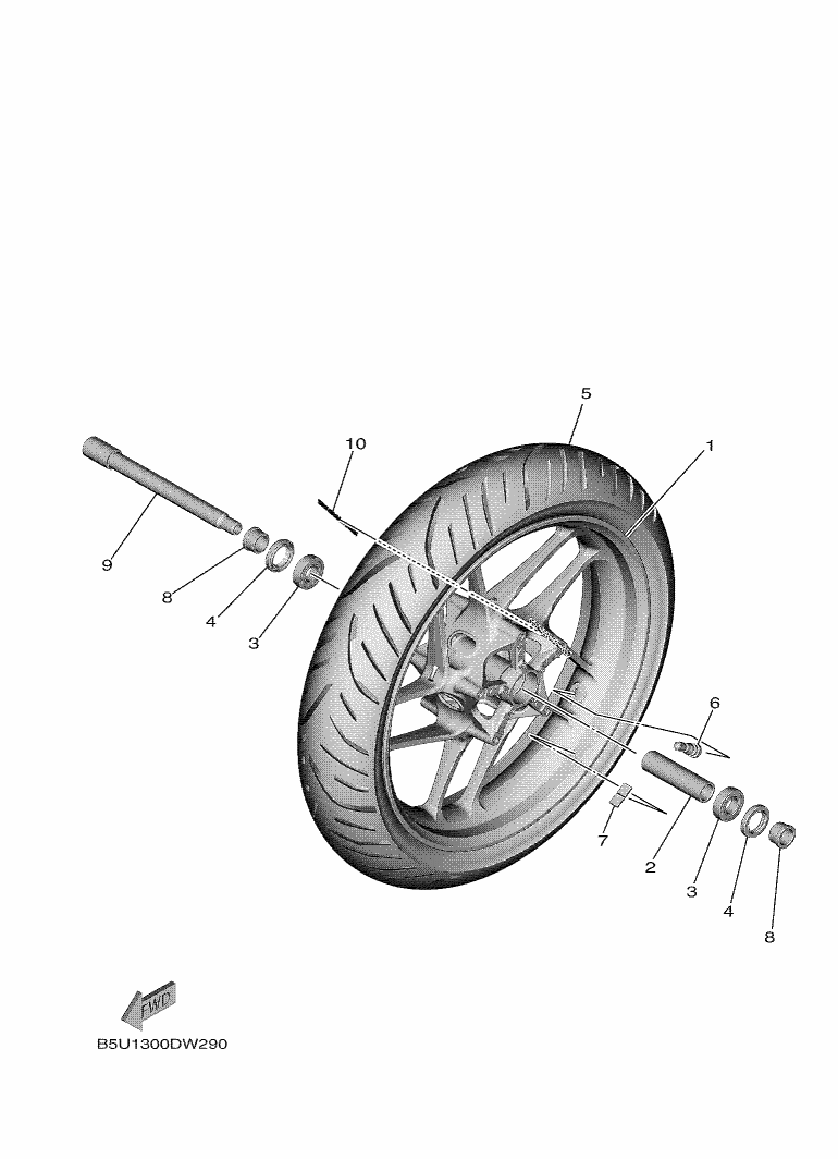 30 - ROUE AVANT