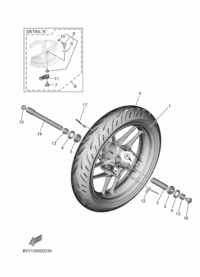 33 - ROUE AVANT