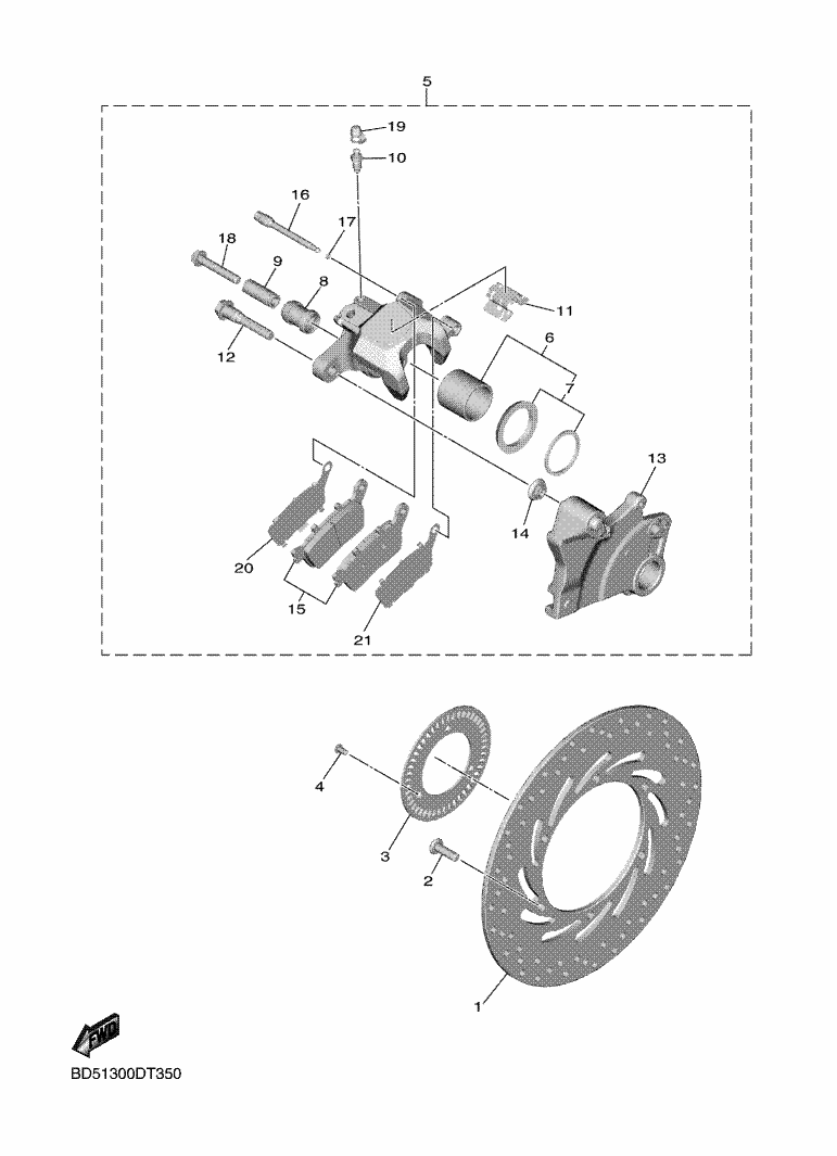35 - ETRIER DE FREIN AR