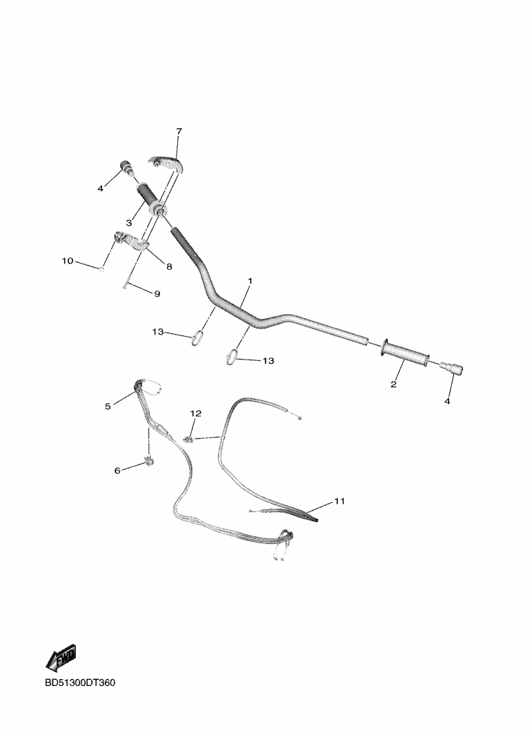 36 - GUIDON & CABLE