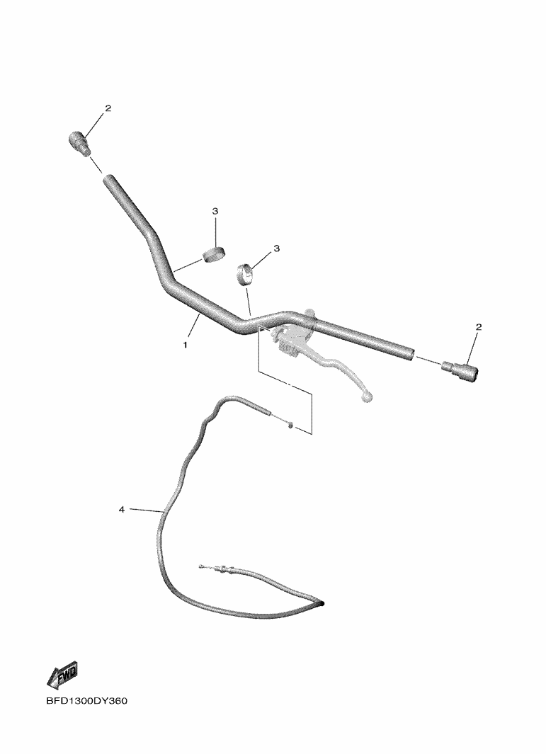 36 - GUIDON & CABLE