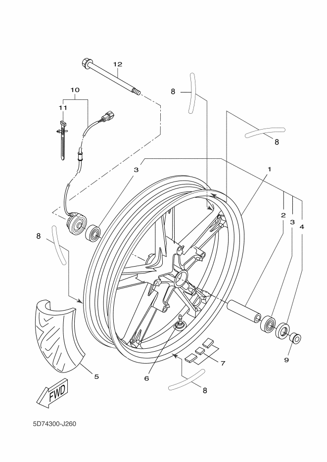 26 - ROUE AVANT