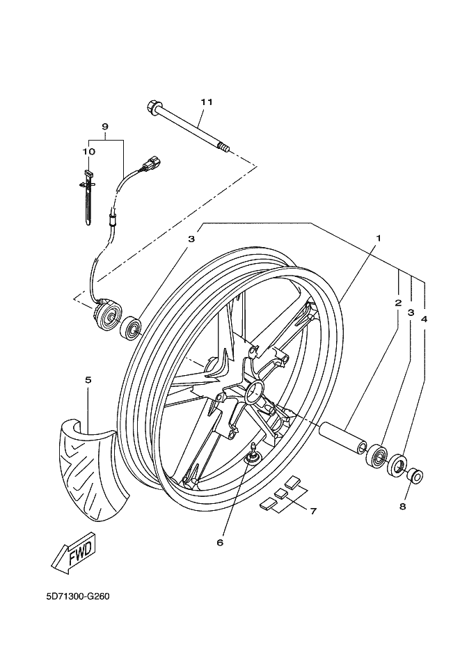 26 - ROUE AVANT