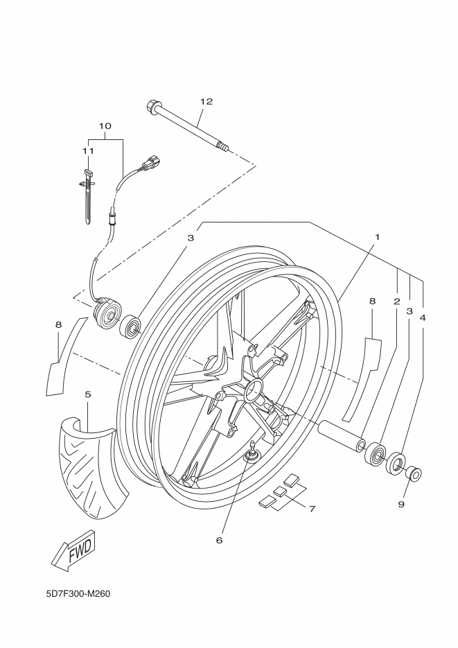 26 - ROUE AVANT