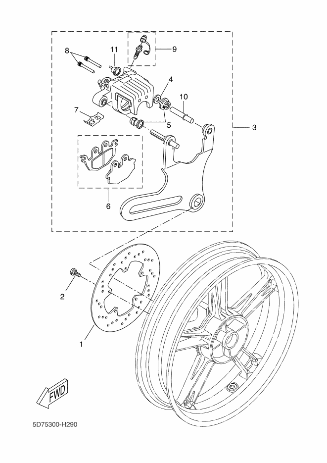 29 - ETRIER DE FREIN AR