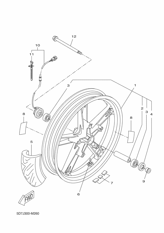 26 - ROUE AVANT