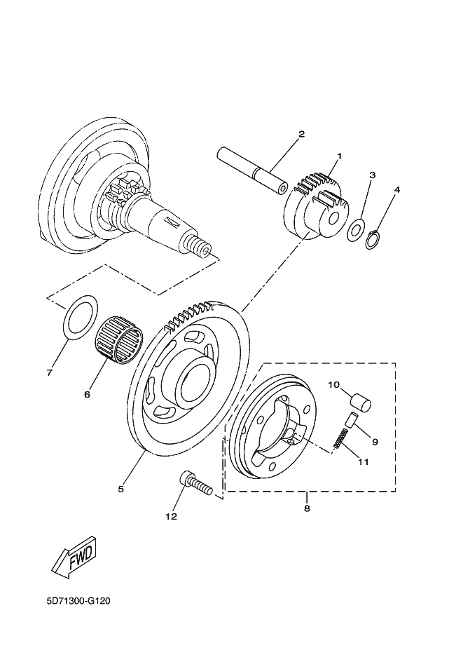 12 - EMBRAYAGE DE DEMAR