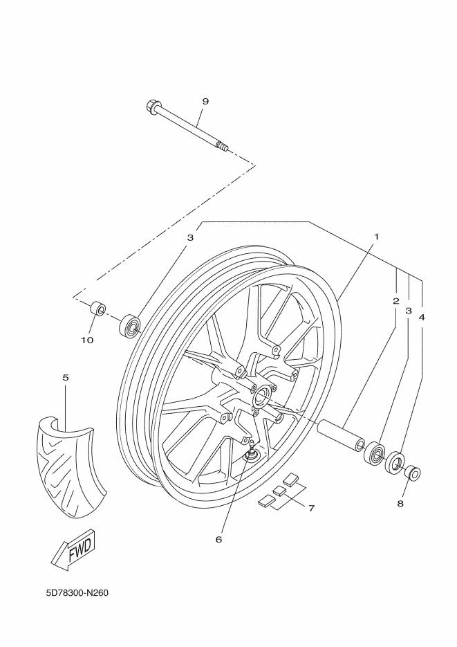 26 - ROUE AVANT